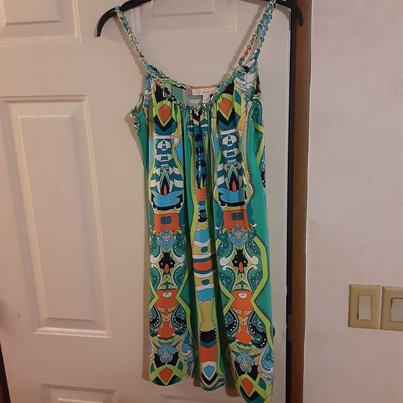 Prelude Women's Scoop Neck Sleeveless Mini Dress Size S - Picture 2 of 7